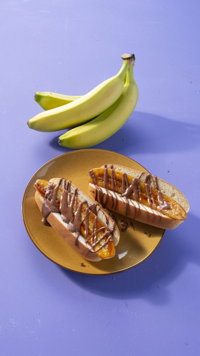 Bananen hotdogs