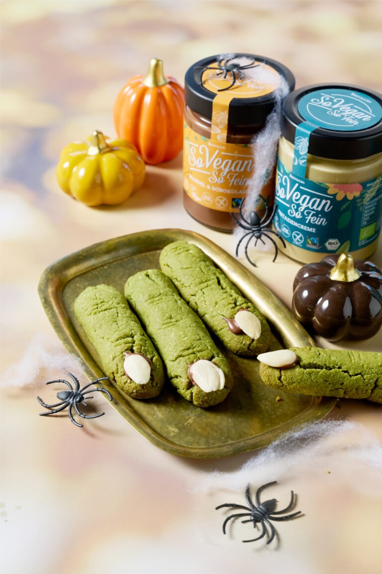 Matcha-Pfefferminz Fingerkekse
