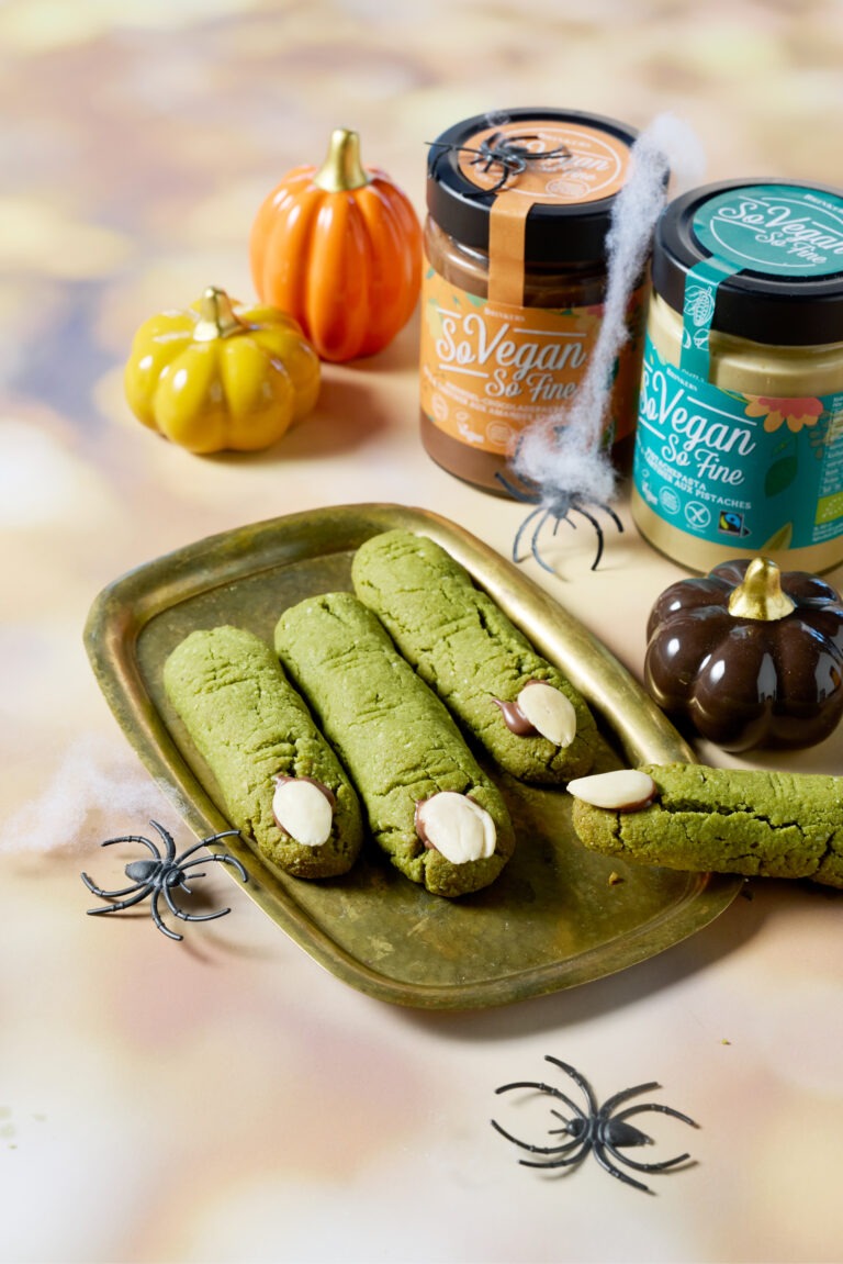 Matcha-pepermunt vingerkoekjes