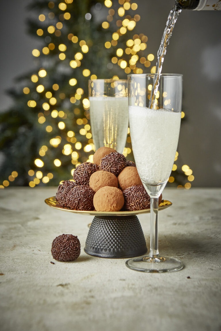 Recept vegan Champagne truffel