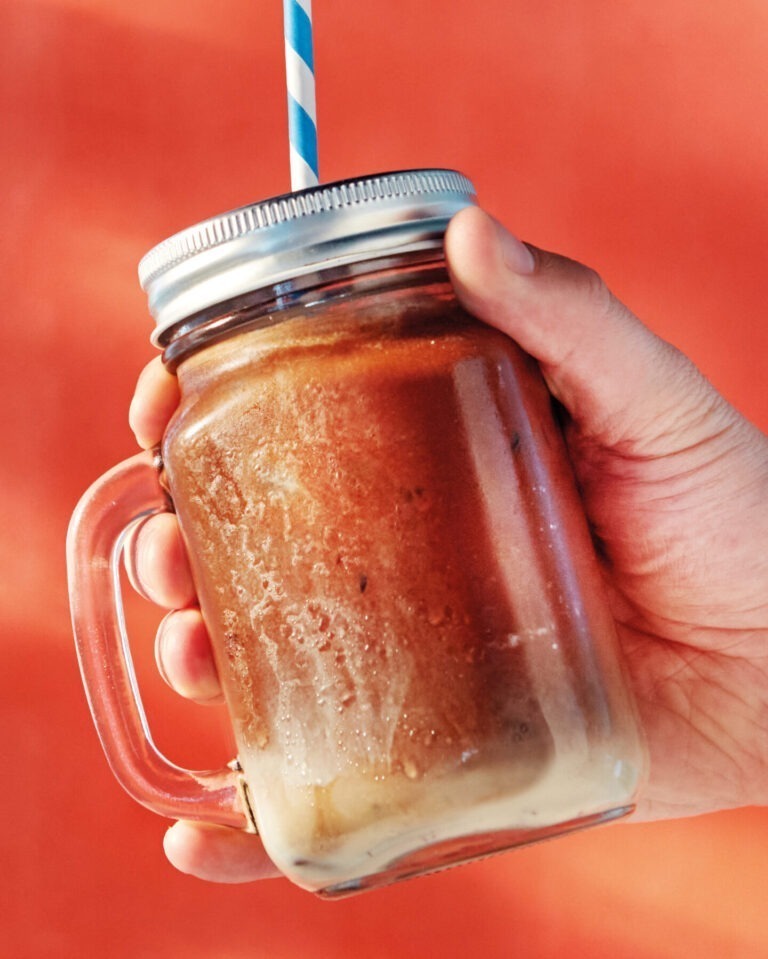 Chocolade ijskoffie