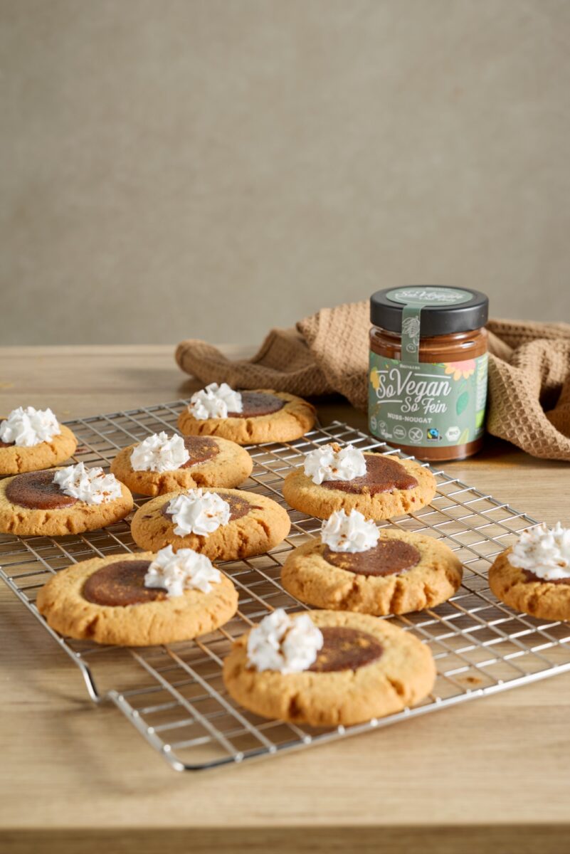 Kürbis-Schoko-Haselnuss-Kekse
