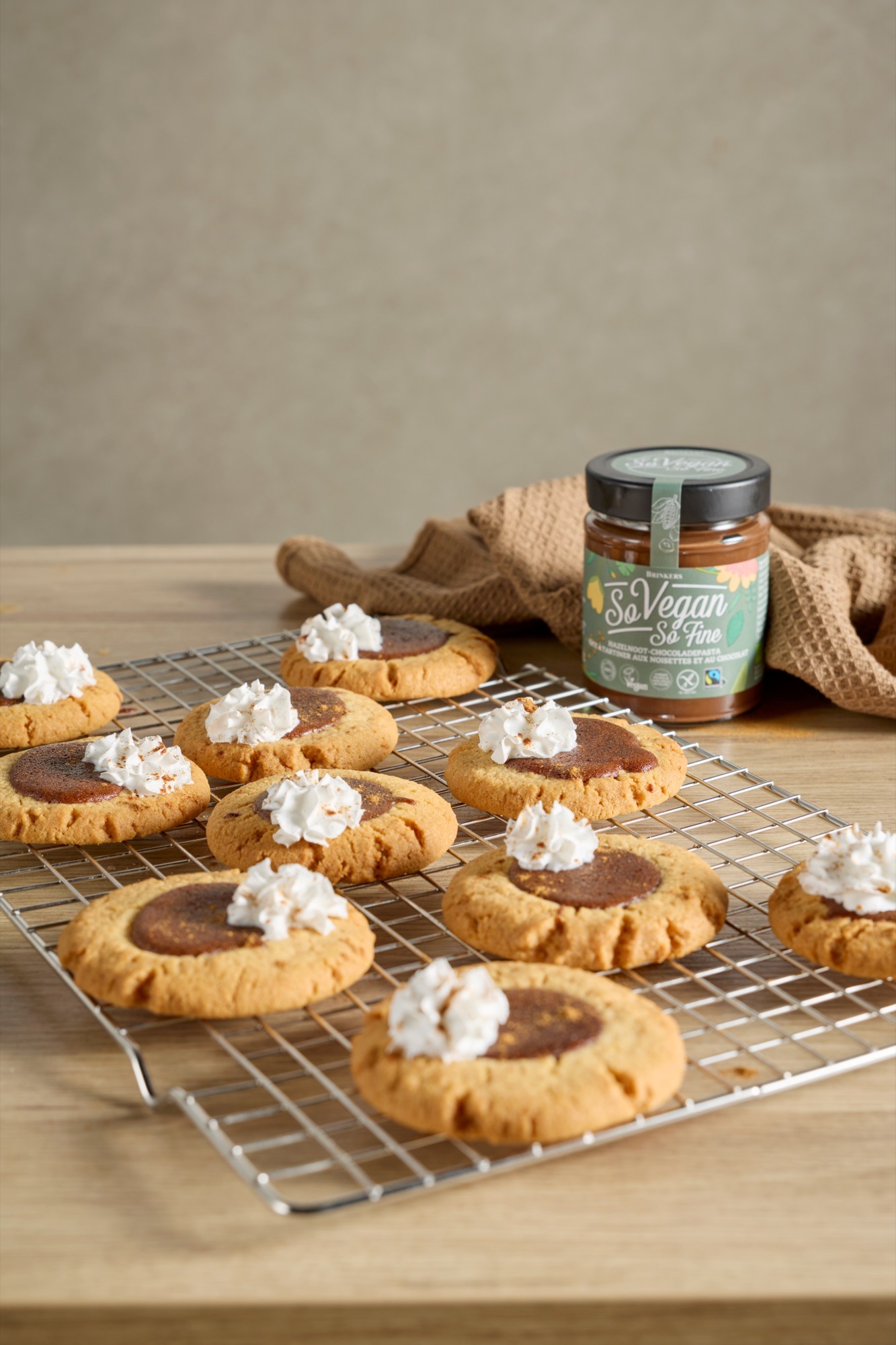 Pumpkin chocolade hazelnoot cookies