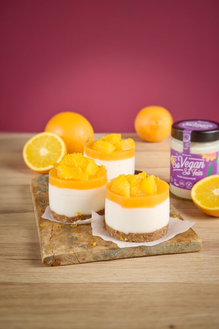 Orangen-Kokos-Cheesecake